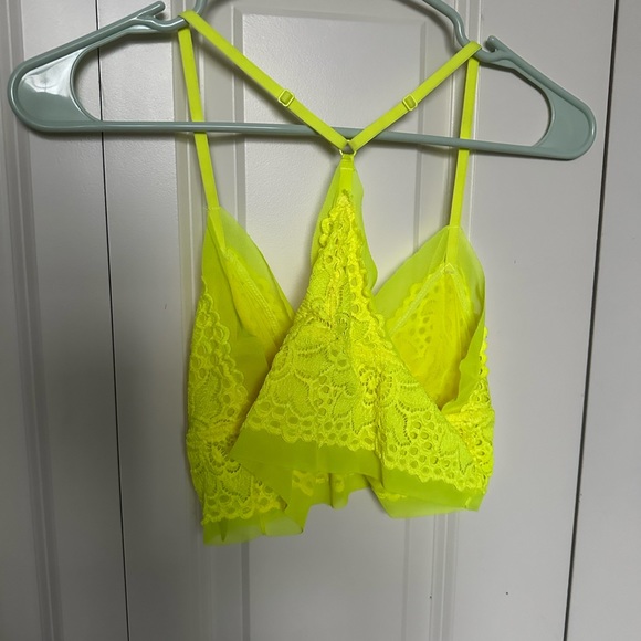 aerie Tops Bright Neon Aerie Bralette Poshmark